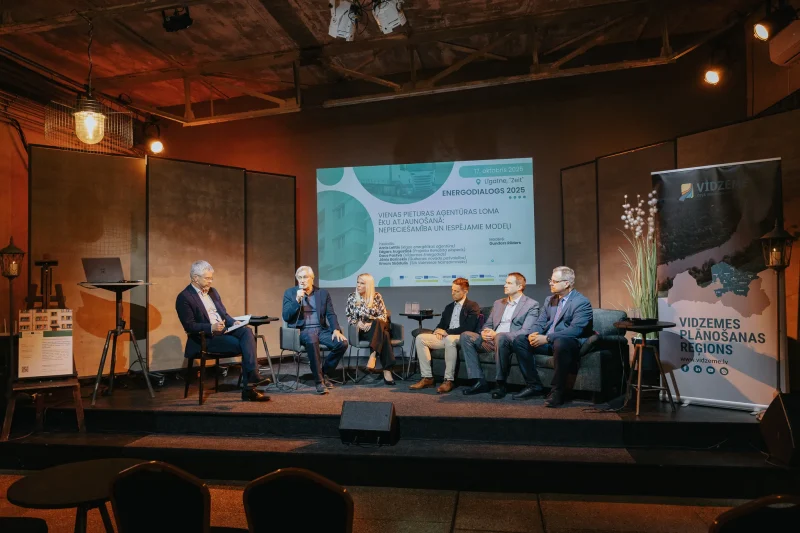Rīgas enerģētikas aģentūras eksperti piedalījās Vidzemes plānošanas reģiona konferencē “EnergoDialogs 2025”