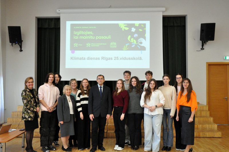 Rīgas enerģētikas aģentūra veicina energoefektivitāti un aprites domāšanu Rīgas skolās