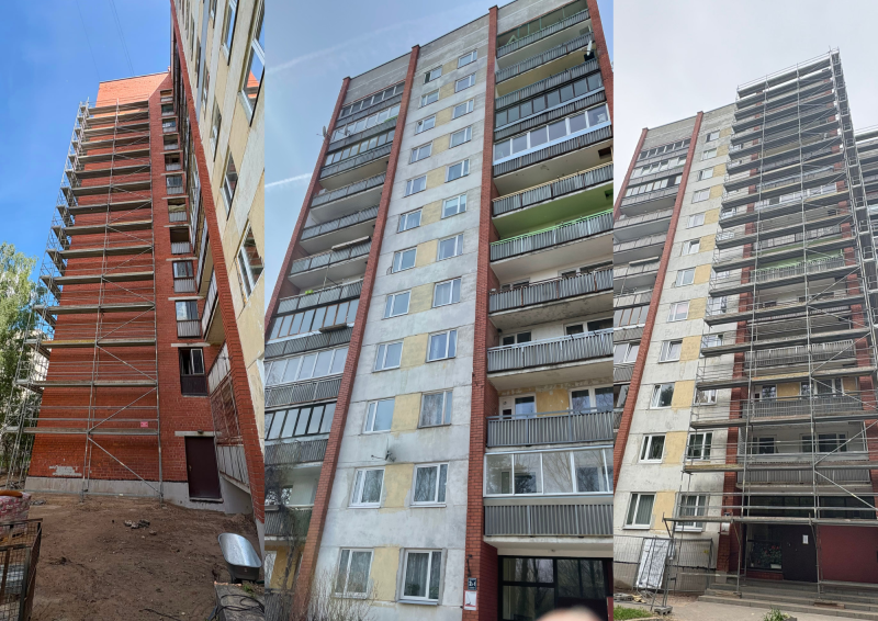Uzsākta dzīvojamās ēkas Ezermalas ielā 2, k-1, energoefektīva atjaunošana